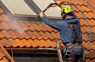 Démoussage et hydrofuge de toiture à Lüe